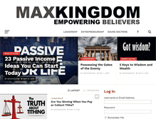 Tablet Screenshot of maxkingdom.com
